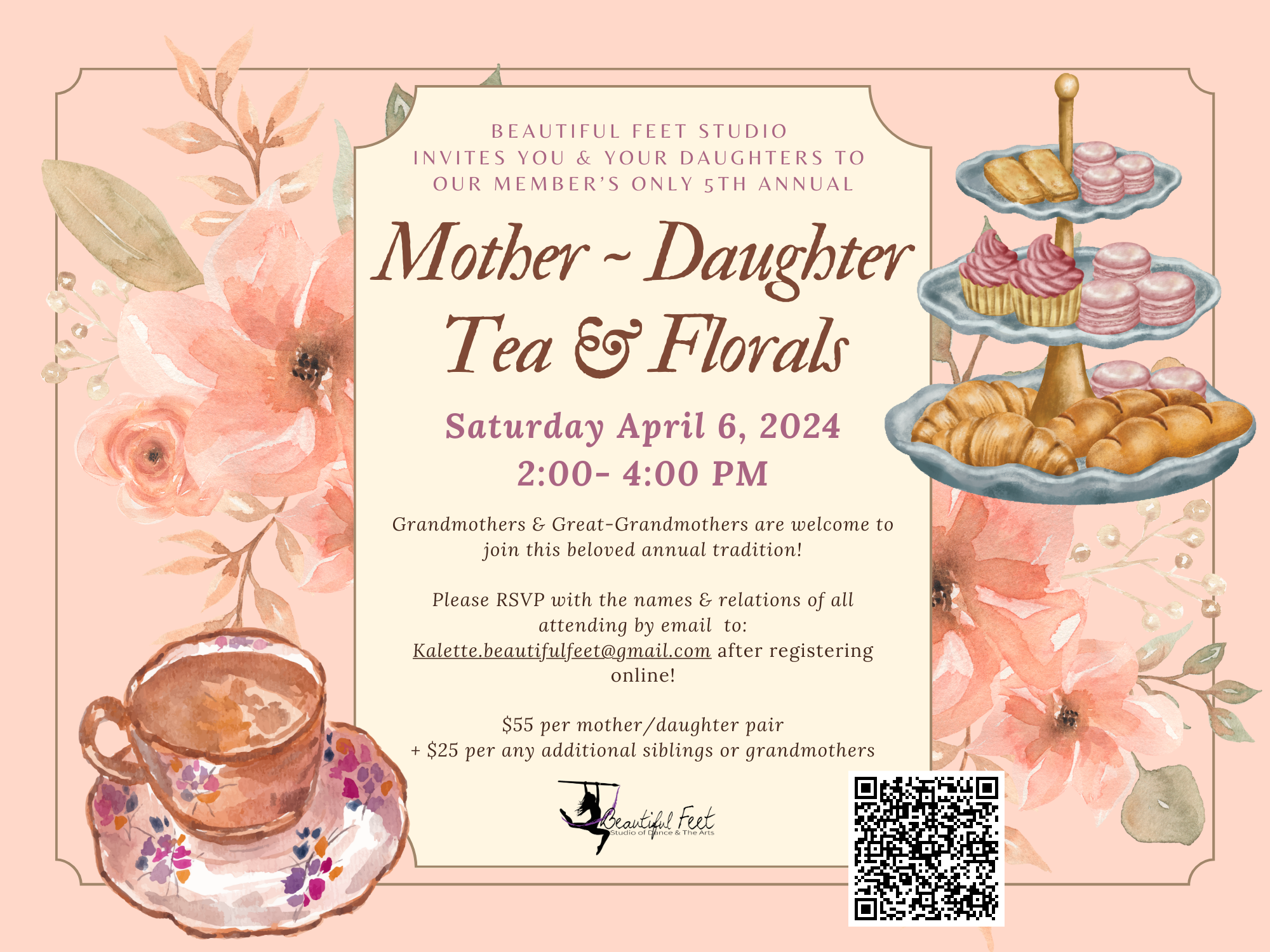 Mother – Daughter Tea & Florals